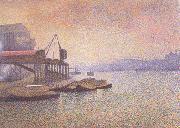 Georges Lemmen, View of the Thames (nn02)